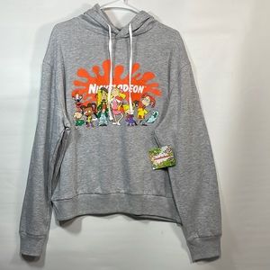 NEW Women’s Pullover Hoodie XXL Nickelodeon Rug Rats Hey Arnold Monsters